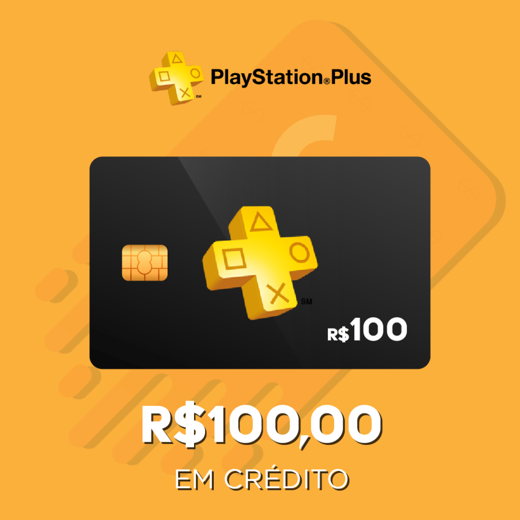 Gift Card PlayStation Store R$100 - Exclusivo Brasil