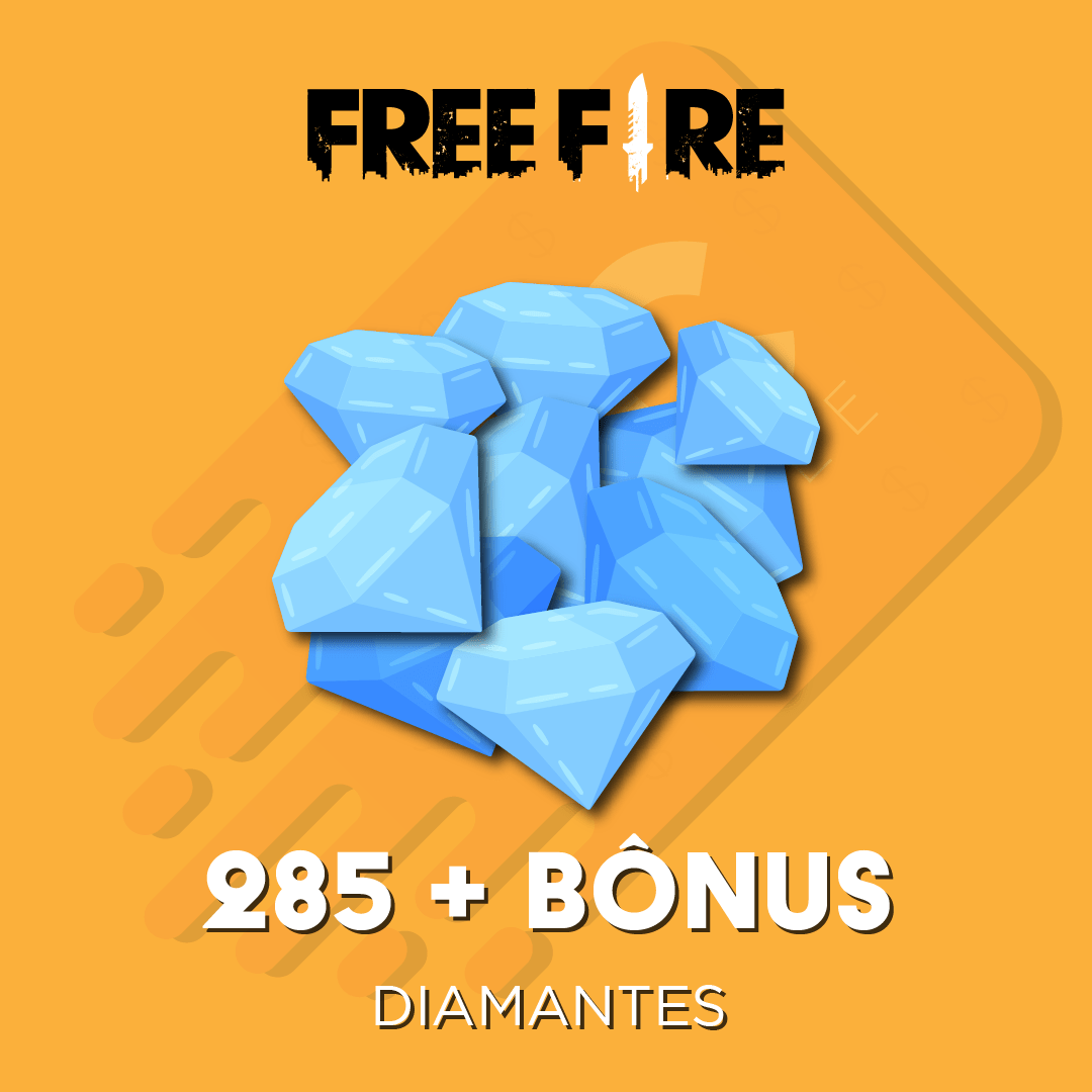 Free Fire - 2.180 Diamantes + 10% de Bônus